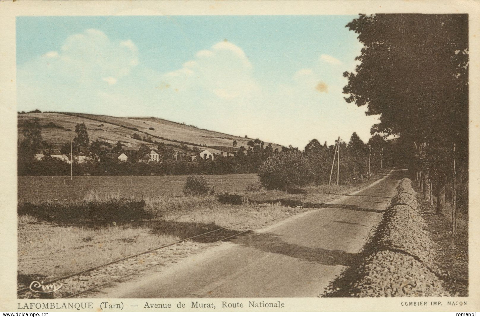 81)   LAFOMBLANQUE   - Avenue De Murat Route Nationale - Brassac