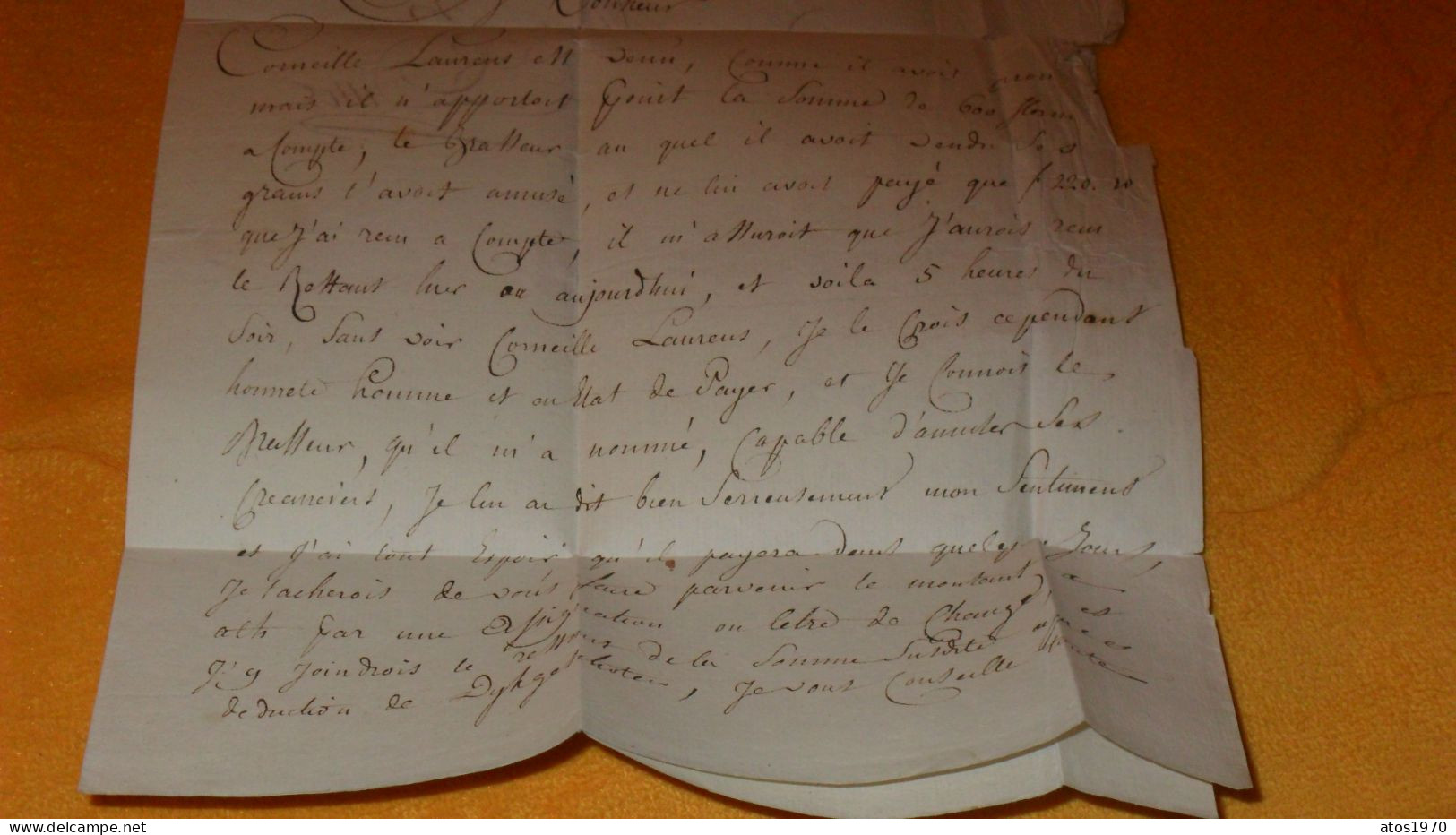 LETTRE ANCIENNE DE 1798../ MARQUE ROUGE 93 ANVERS POUR BRUXELLES AVEC TAXE - 1794-1814 (Période Française)