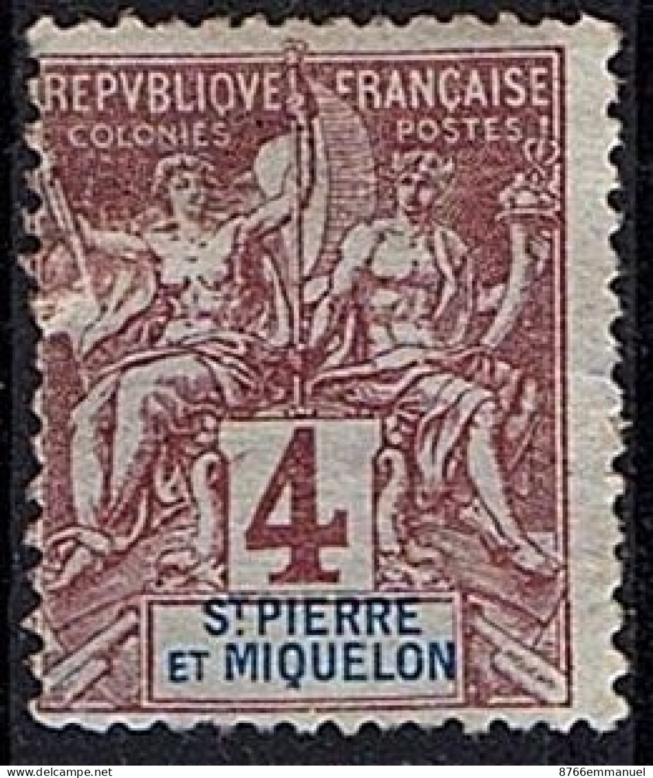 SAINT-PIERRE-ET-MIQUELON N°61 NSG - Unused Stamps