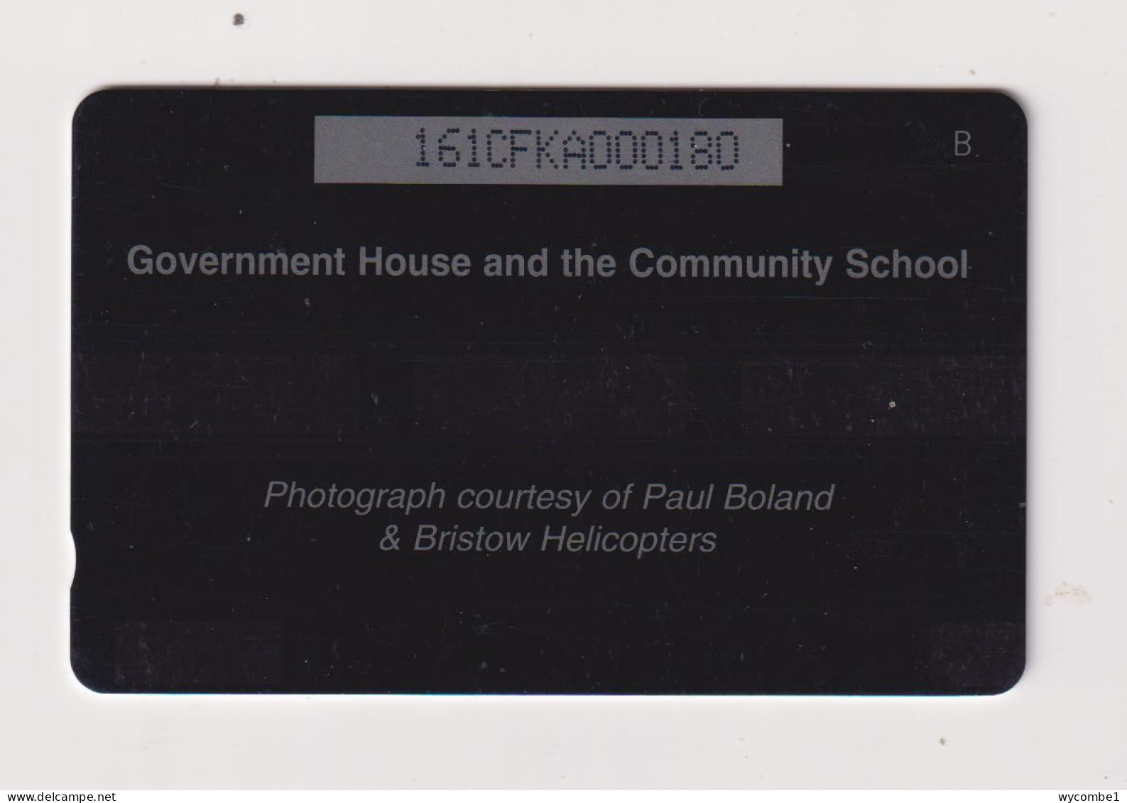 FALKLAND ISLANDS - Community School Magnetic GPT Phonecard - Isole Falkland