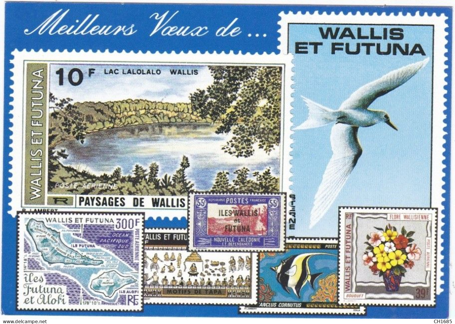 WALLIS ET FUTUNA : Oblitération 1er Jour Mata-Utu Sur Carte Meilleurs Voeux - Covers & Documents