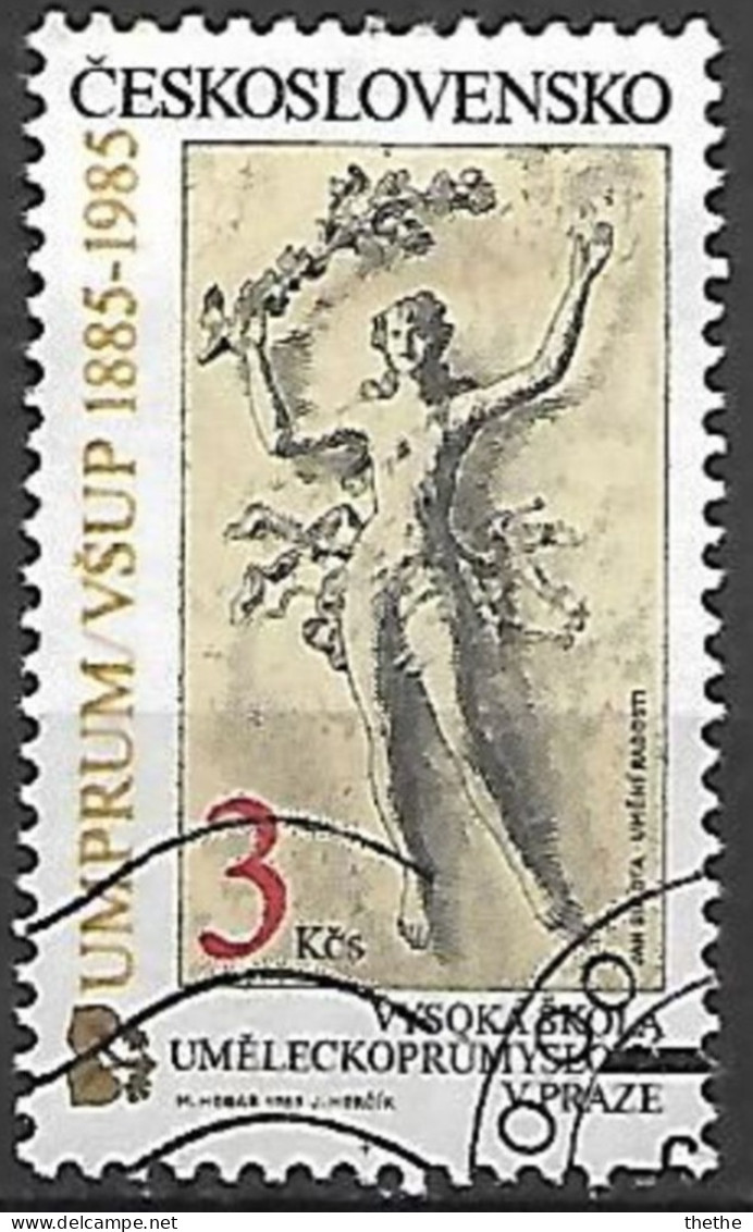 TCHECOSLOVAQUIE - "Art Et Plaisir" . Sculpture De Jan Simota - Used Stamps