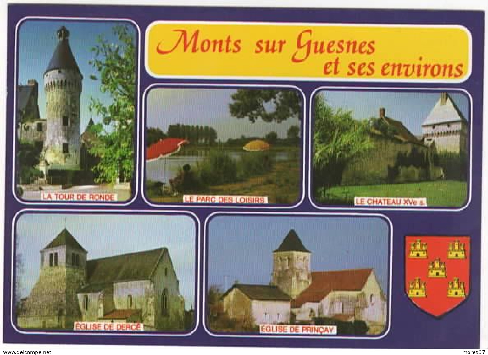 MONTS SUR GUESNES    Et Ses Environs - Monts Sur Guesnes