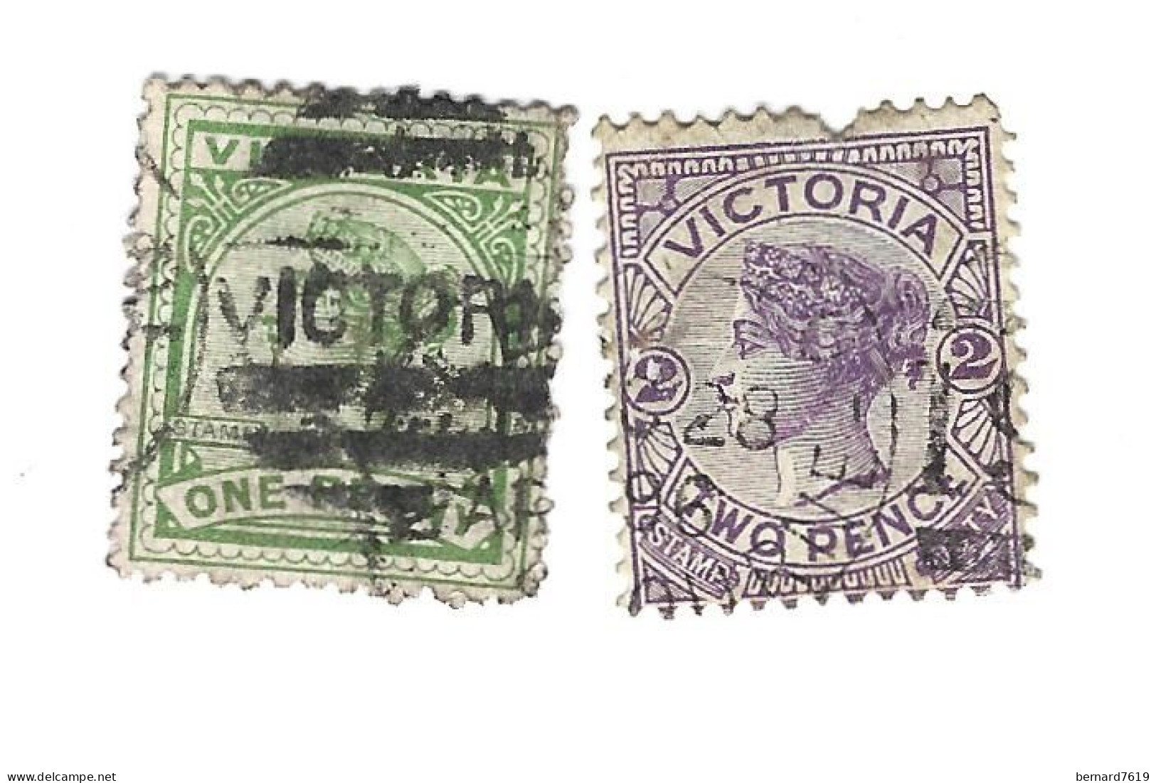 Lot De Timbres  - Victoria - Sin Clasificación