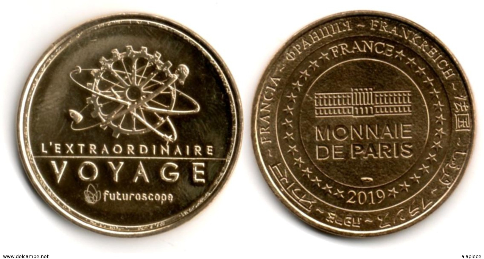 France - Monnaie De Paris - Futuroscope - 2019 - L'Extraordinaire Voyage #2 - 2019