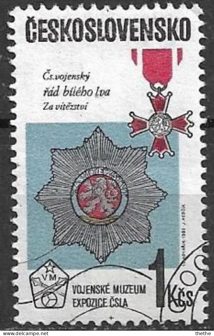 TCHECOSLOVAQUIE - Croix Et Plaque De L'Ordre De La Victoire - Usados