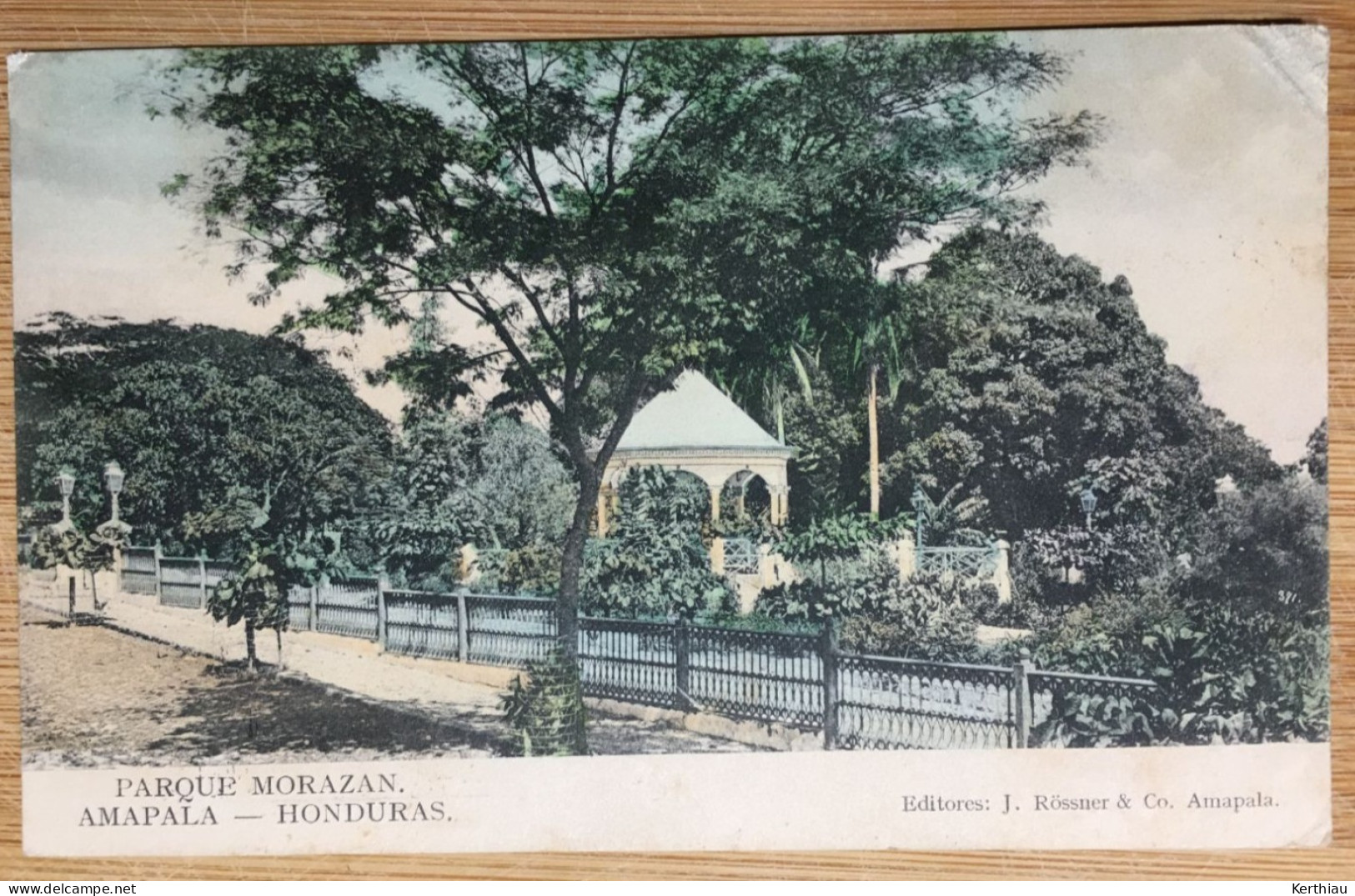Honduras - AMAPALA - Parque Morazan - Publ. J. Rössner & Co. - Honduras
