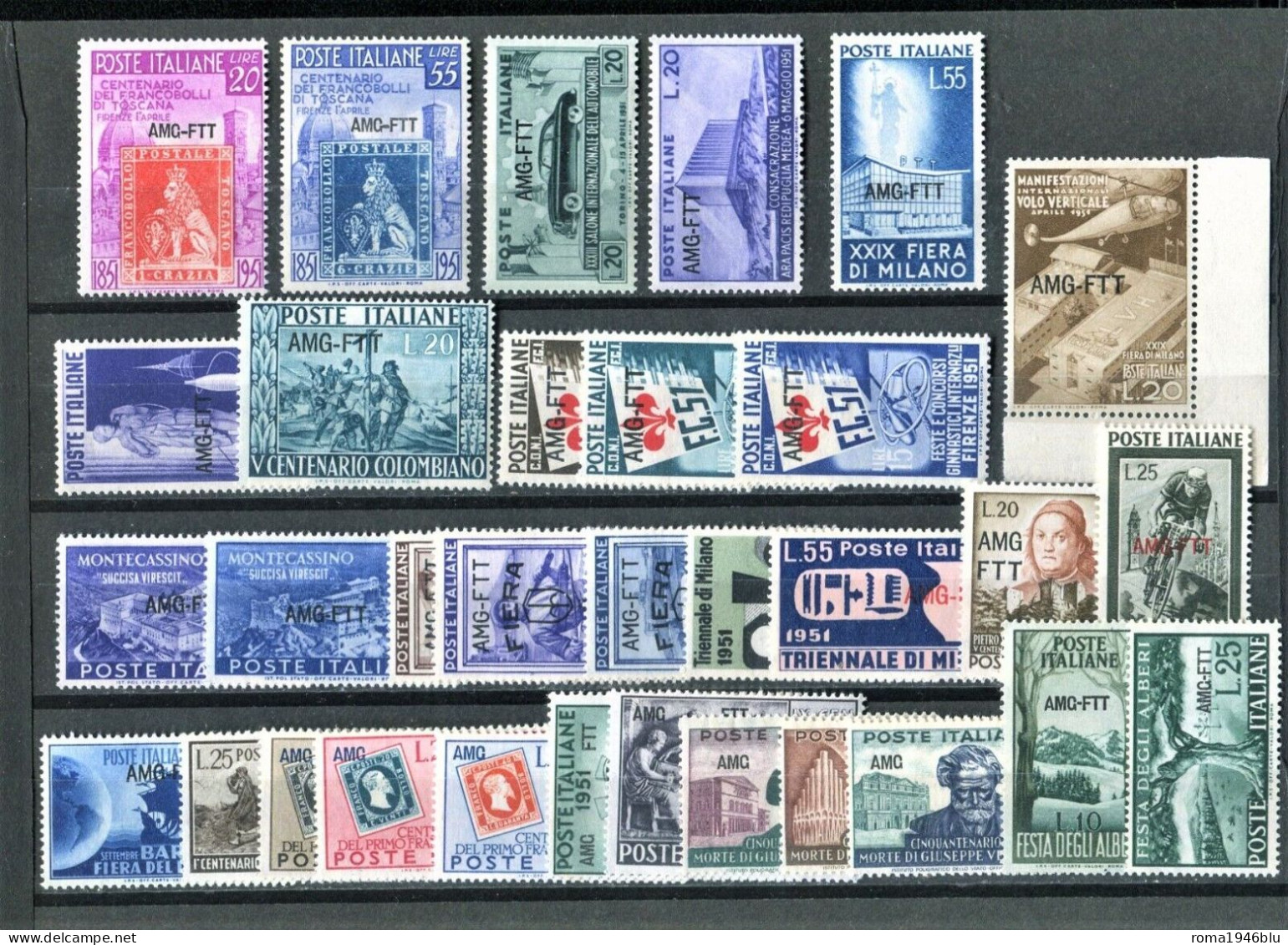 TRIESTE A 1951 ANNATA CPL. ** MNH - Nuevos