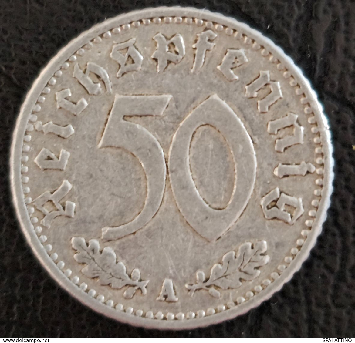 GERMANY- 50 REICHSPFENNIG 1943. A - 50 Reichspfennig