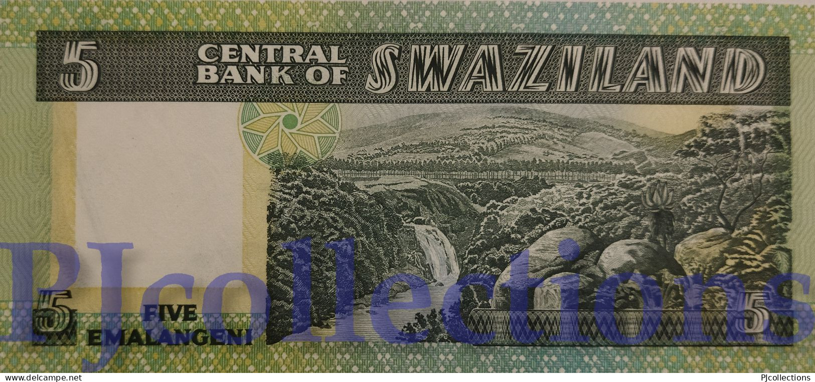 SWAZILAND 5 EMALANGENI 1984 PICK 9b UNC - Swasiland