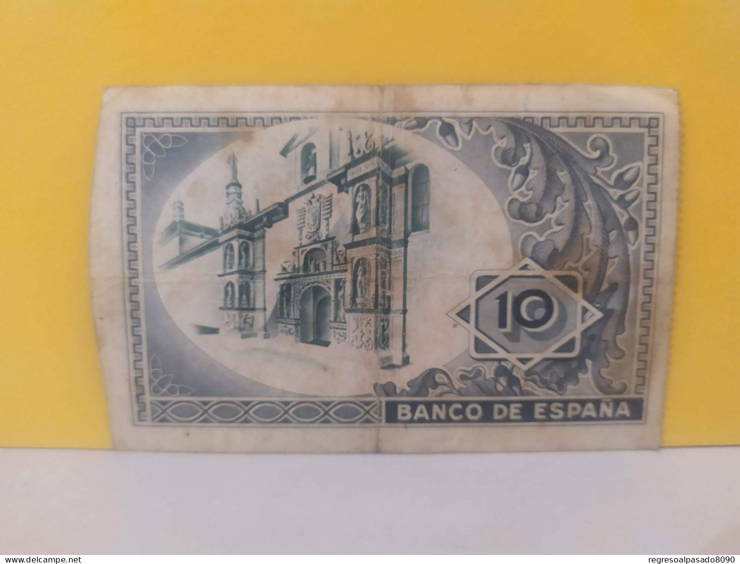 Antiguo Billete Banco De España Bilbao 10 Pesetas Año 1937 - 10 Peseten