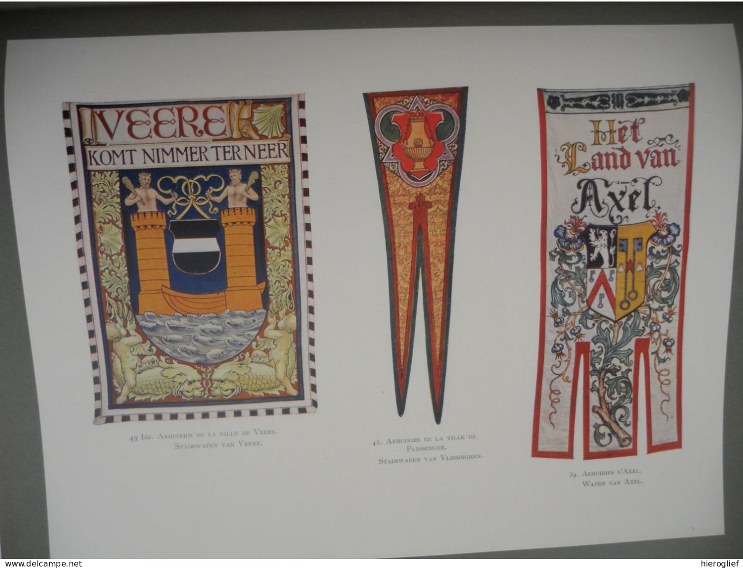 Expo Universelle de GAND 1913 GENT Wereldtentoonstelling drapeaux bannières FLANDRE vlaggen wimpels VLAANDEREN