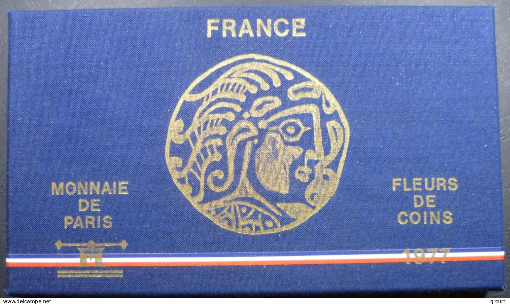 Francia - Serie Zecca 1977 - KM# SS14 - BU, Proofs & Presentation Cases