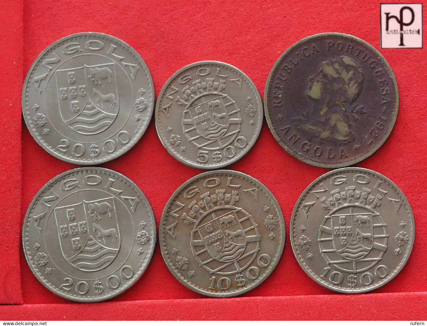 ANGOLA  - LOT - 6 COINS - 2 SCANS  - (Nº58106) - Kilowaar - Munten