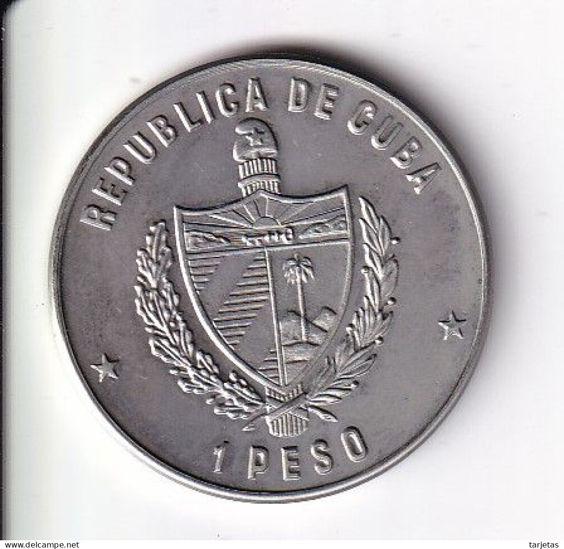 MONEDA DE CUBA DE 1 PESO DEL AÑO 1981 DEL TOCORORO (COIN) (NUEVA - UNC) - Kuba