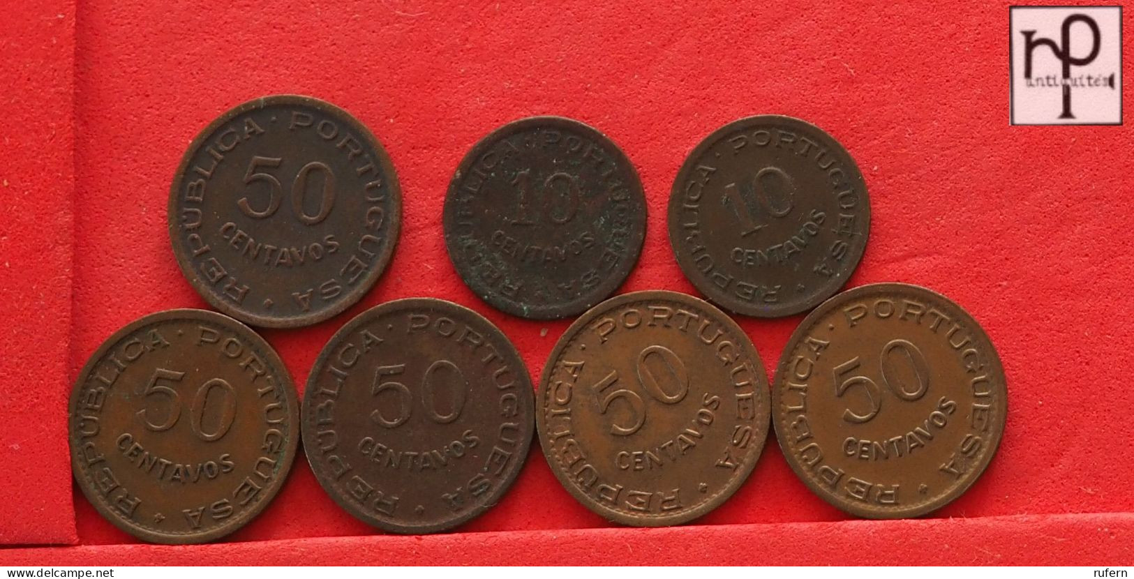 ANGOLA  - LOT - 7 COINS - 2 SCANS  - (Nº58113) - Alla Rinfusa - Monete