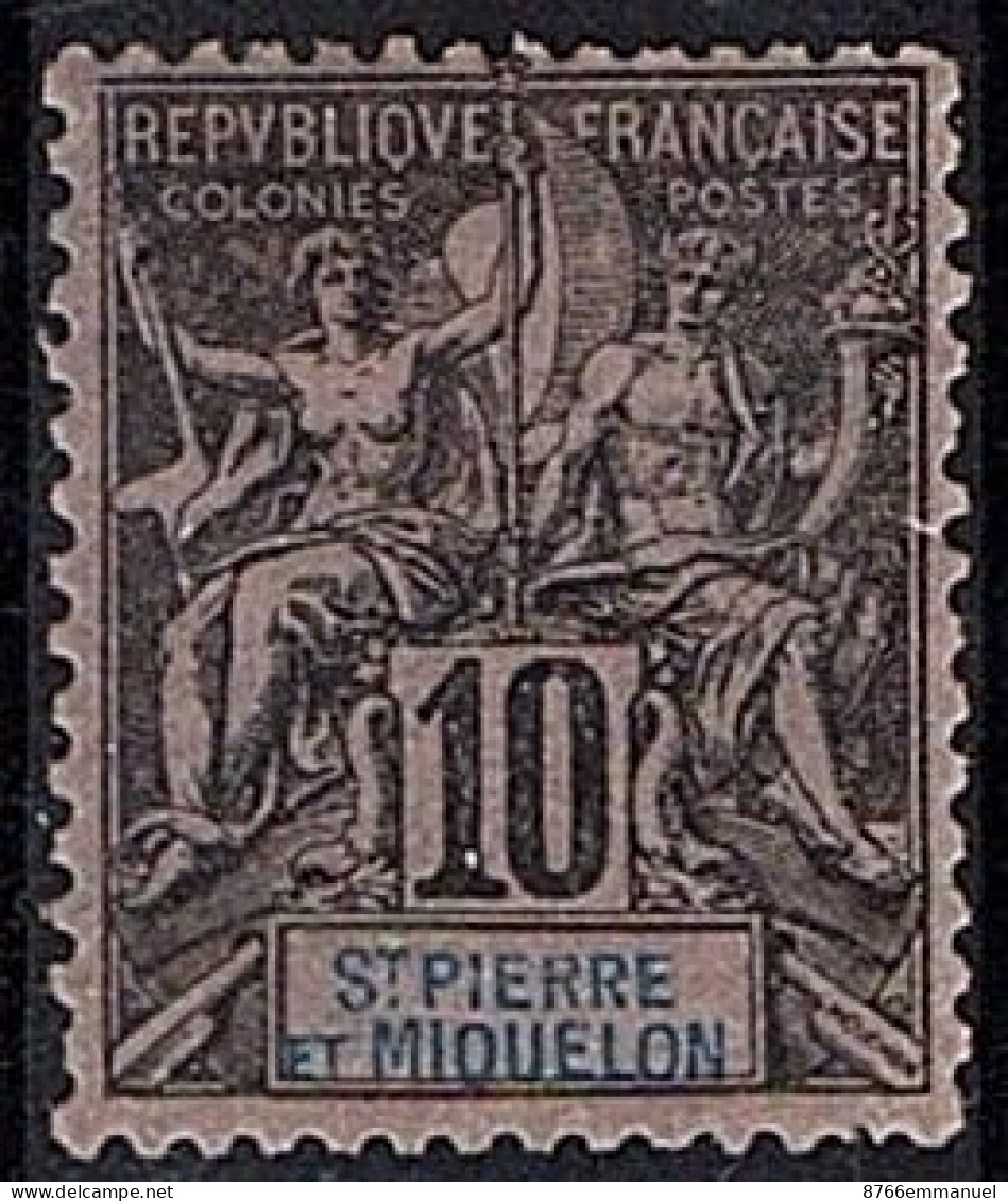 SAINT-PIERRE-ET-MIQUELON N°63 N* - Unused Stamps