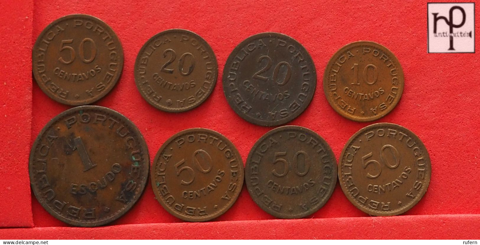 ANGOLA  - LOT - 8 COINS - 2 SCANS  - (Nº58116) - Lots & Kiloware - Coins