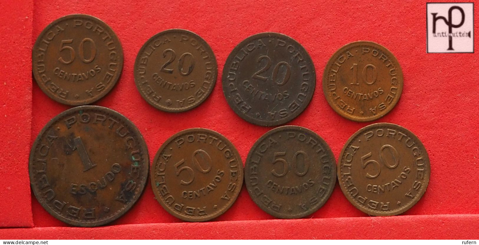 ANGOLA  - LOT - 8 COINS - 2 SCANS  - (Nº58116) - Kiloware - Münzen