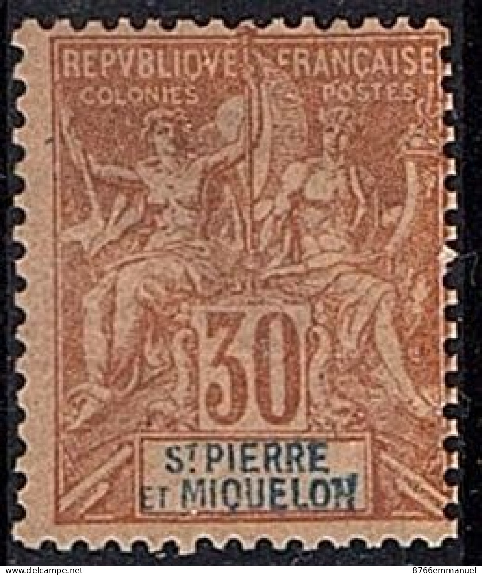 SAINT-PIERRE-ET-MIQUELON N°67 N* - Unused Stamps