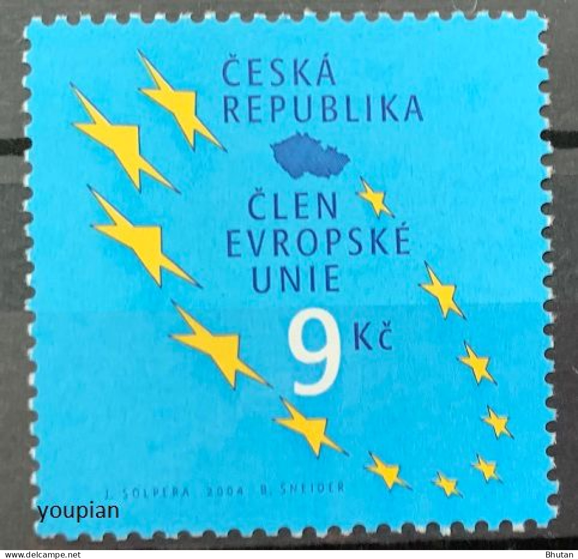 Czechia 2004, Entry To EU, MNH Single Stamp - Neufs