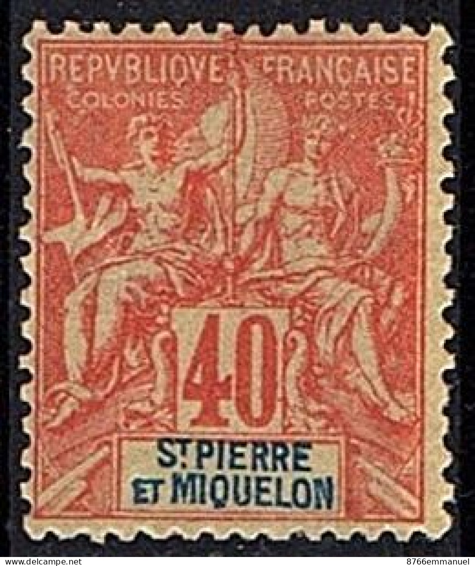 SAINT-PIERRE-ET-MIQUELON N°68 N* - Unused Stamps
