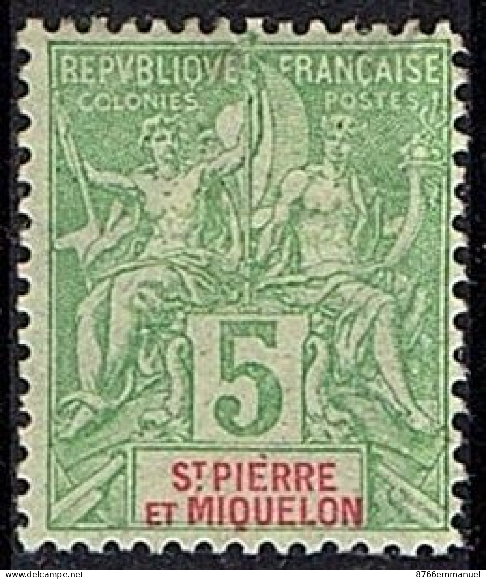 SAINT-PIERRE-ET-MIQUELON N°72 N* - Unused Stamps
