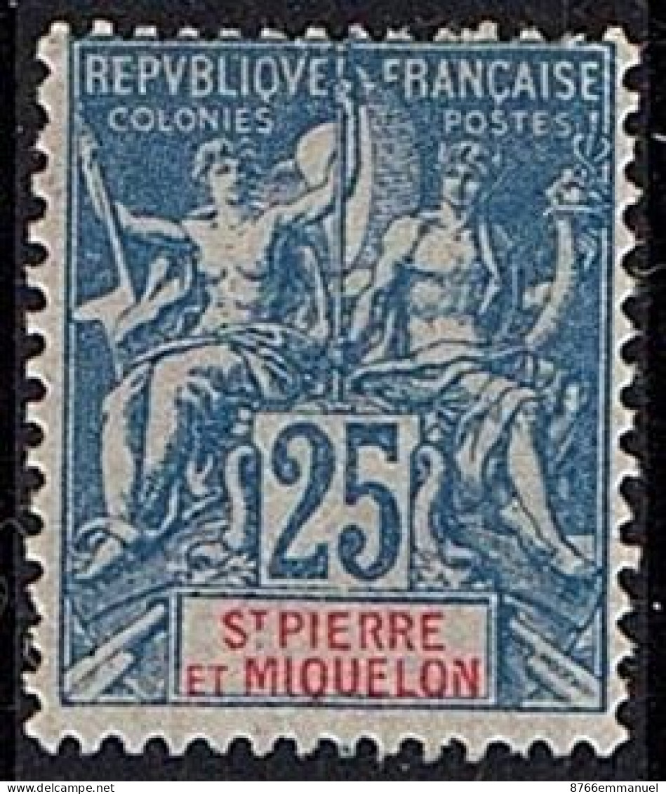 SAINT-PIERRE-ET-MIQUELON N°75 N* - Unused Stamps