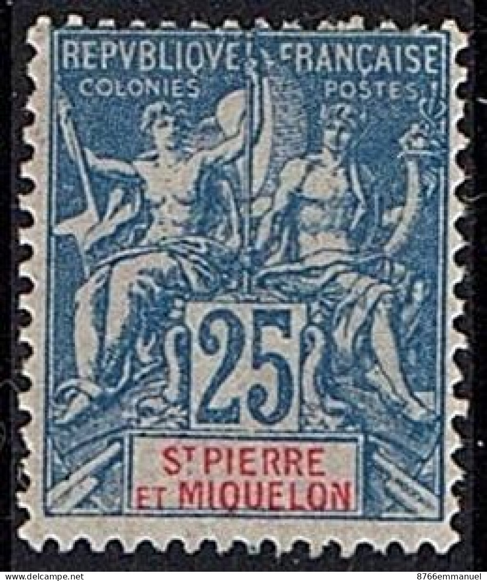 SAINT-PIERRE-ET-MIQUELON N°76 N* - Unused Stamps