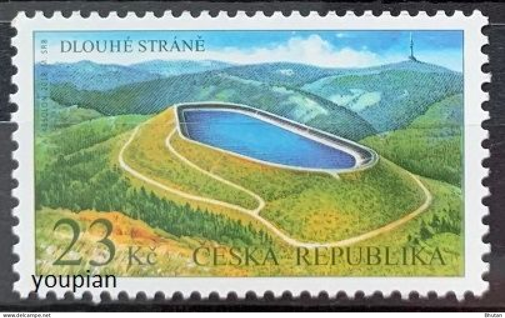 Czechia 2018, Beauties Of Our Country, Hydro Power Plant, MNH Single Stamp - Nuevos