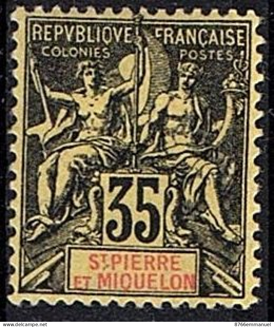 SAINT-PIERRE-ET-MIQUELON N°76 N* - Unused Stamps