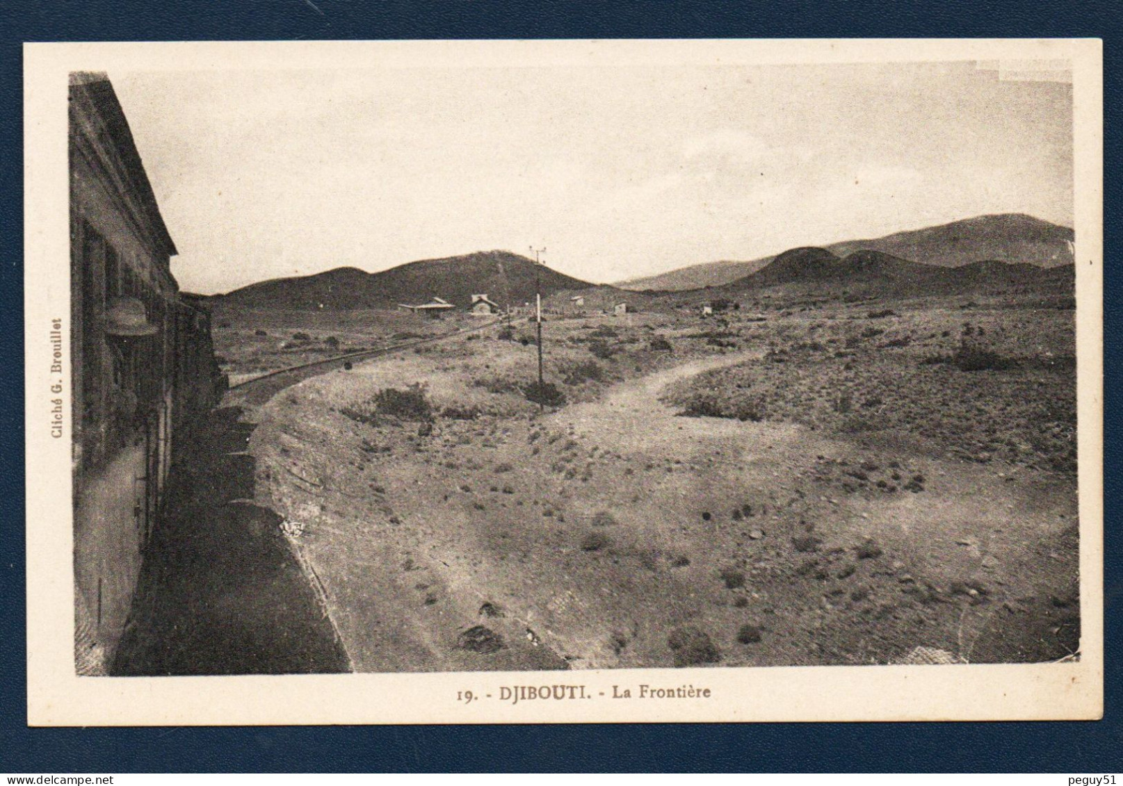 Djibouti. La Frontière. Voie Ferrée. Train Ligne Djibouti-Addis-Adeba (1917) - Djibouti