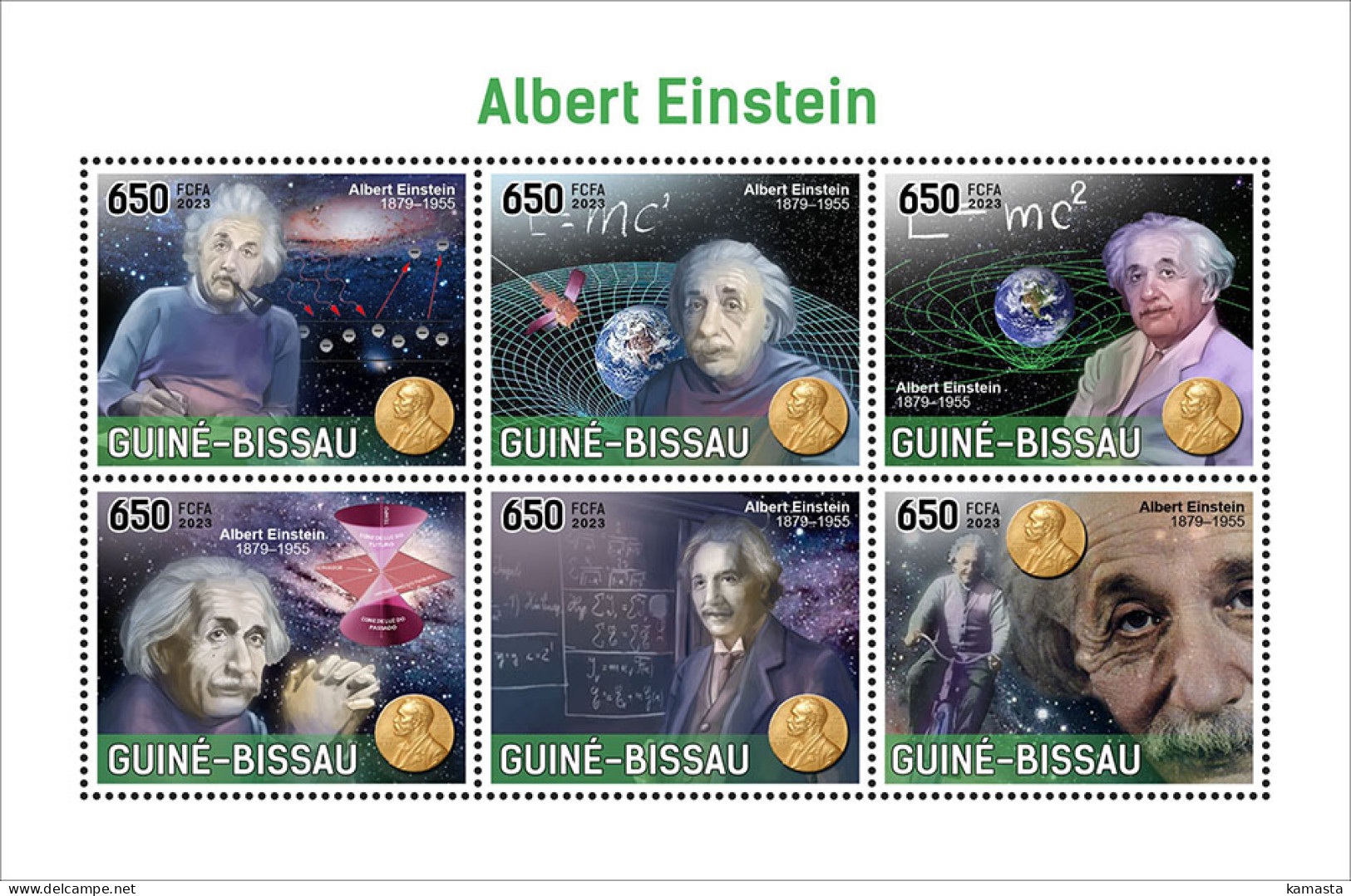 Guinea Bissau  2023 Albert Einstein. (440a03) OFFICIAL ISSUE - Albert Einstein