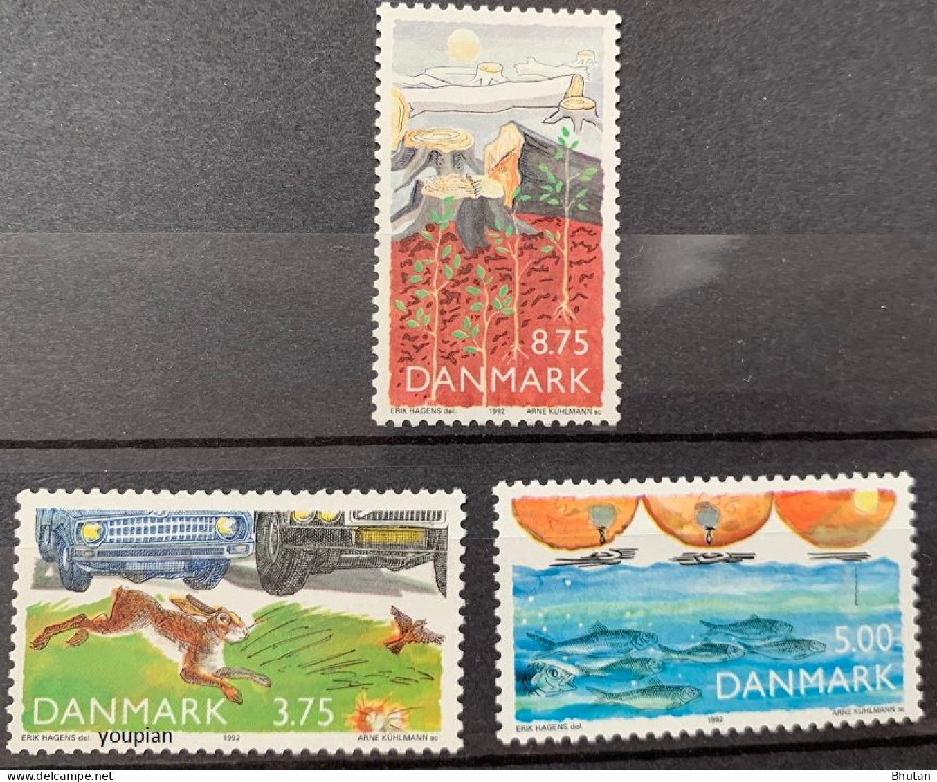 Denmark 1992, Environment And Development, MNH Stamps Set - Ungebraucht