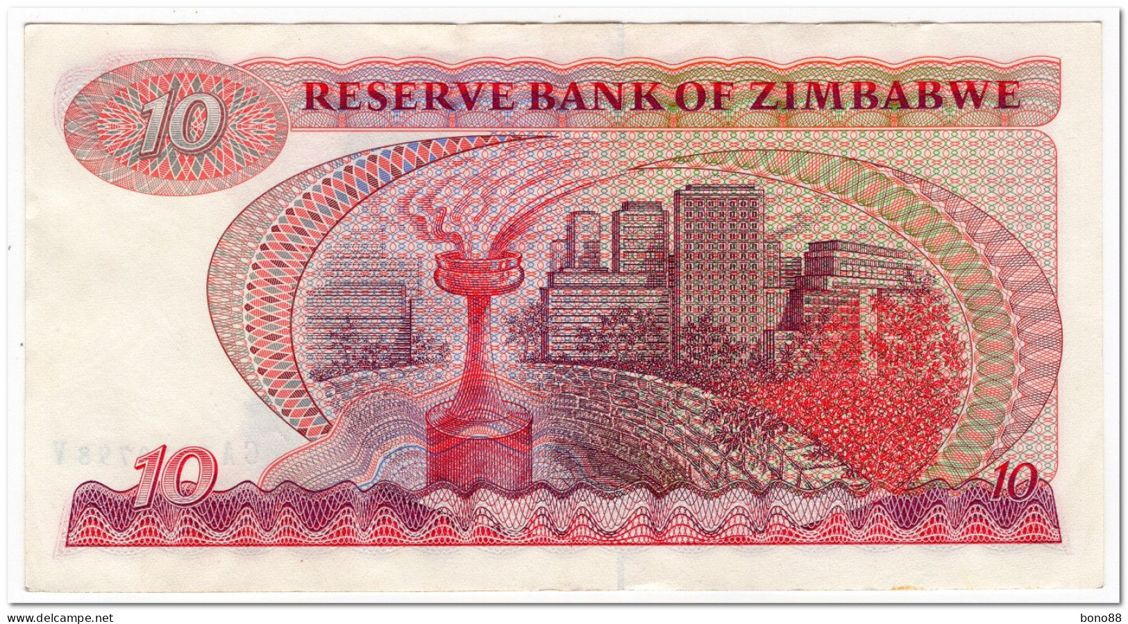 ZIMBABWE,10 DOLLARS,1983,P.3,XF - Simbabwe