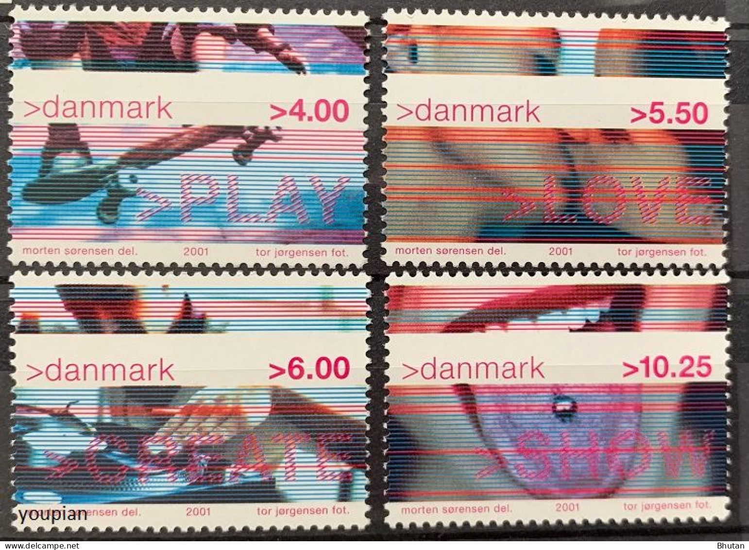 Denmark 2001, Youth Culture, MNH Stamps Set - Nuevos