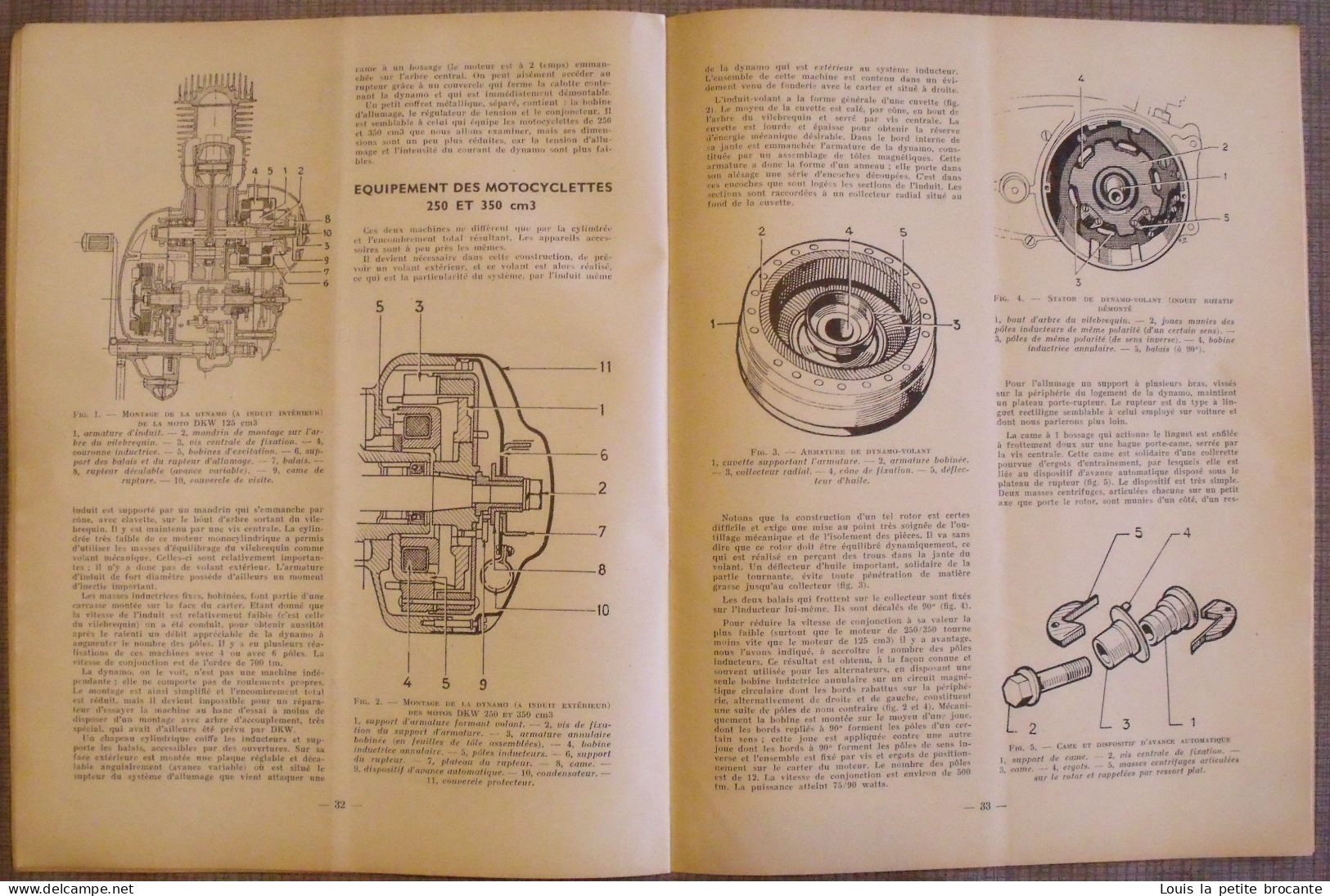 1 LIVRET "Revue technique MOTOCYCLISTE" . Sommaire :  Salon de Genève, les nouvelles BMW R24 ET R51/2, TRIUMPH T.W.N 250