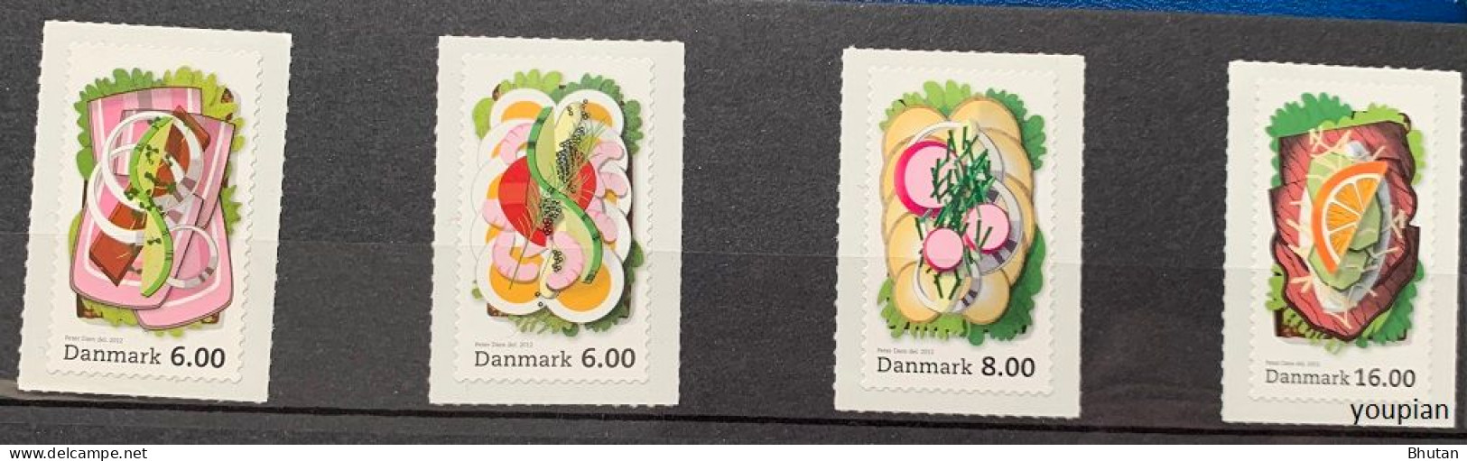 Denmark 2012, Gastronomy, MNH Stamps Set - Unused Stamps