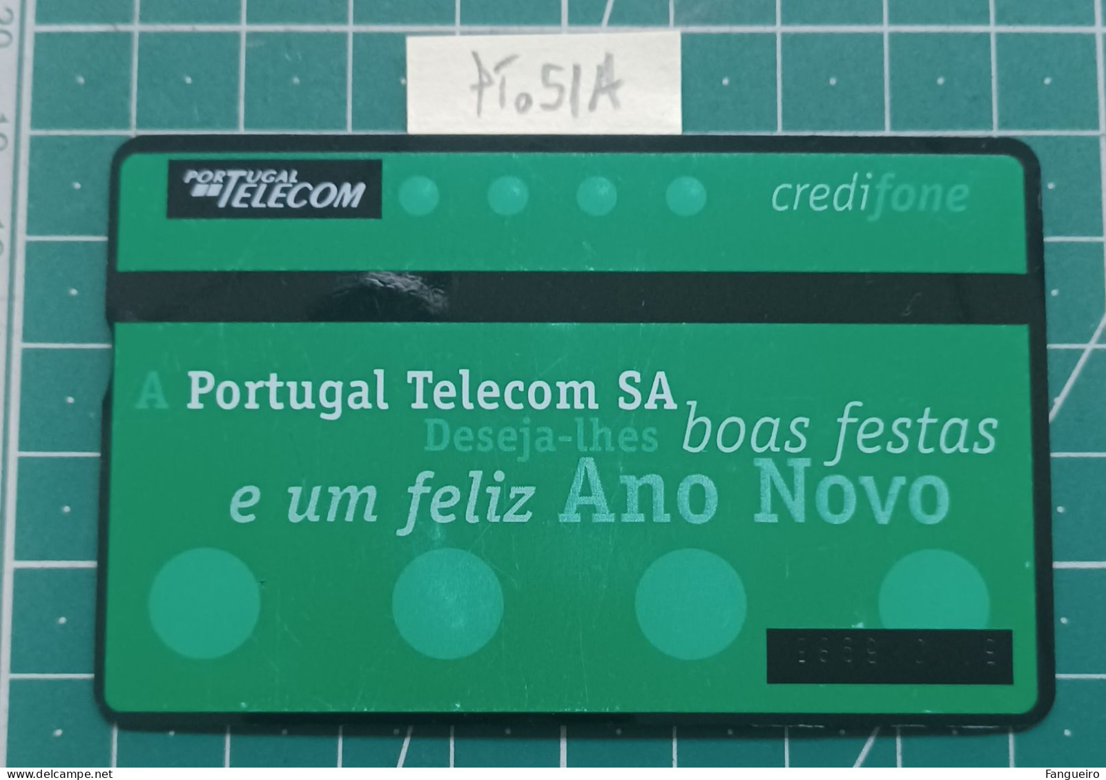 PORTUGAL PHONECARD USED PTo51A NEW YEAR 1996 - Portugal