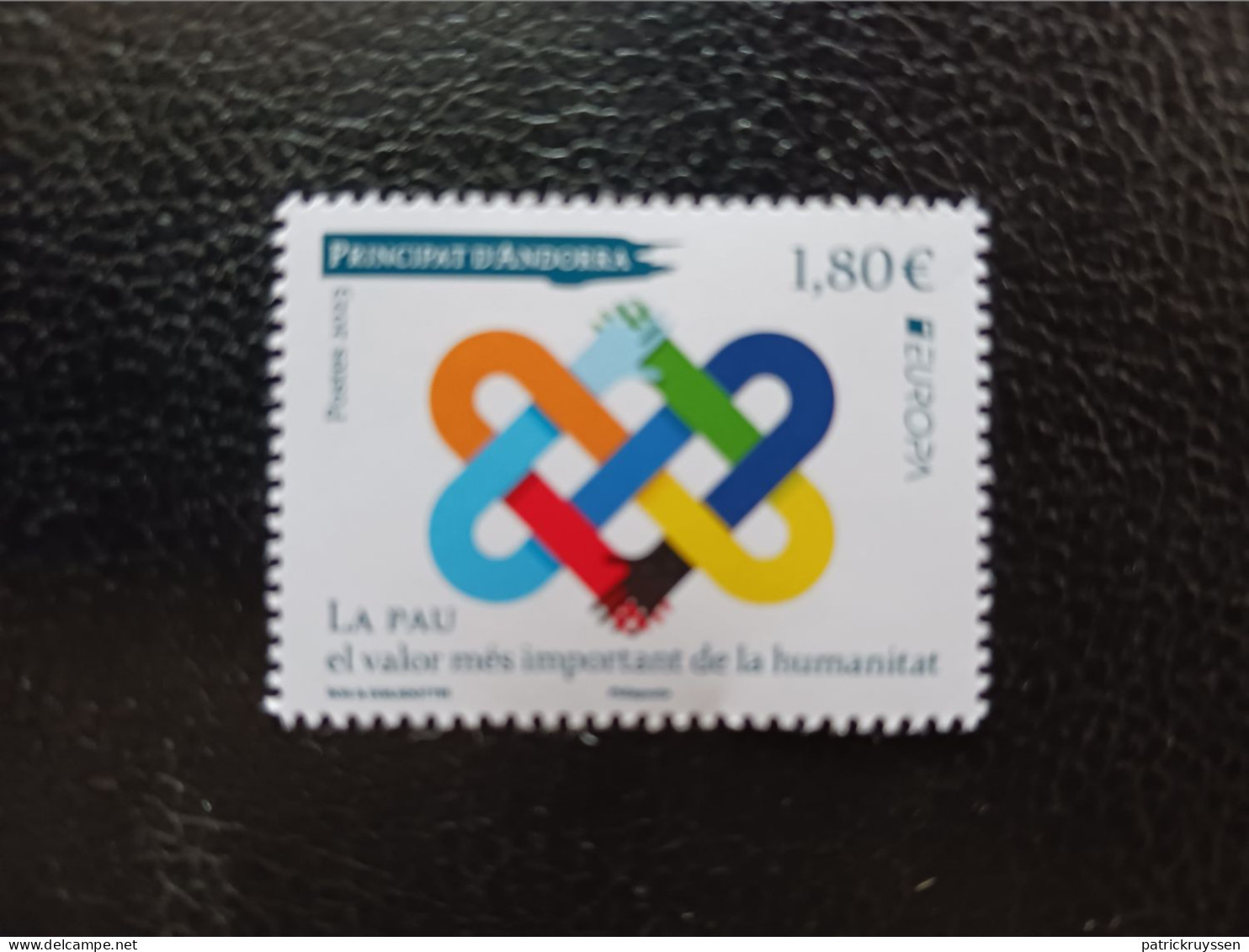 Andorra 2023 Andorre French EUROPA THE PEACE La Paix Frieden Paz Pace Pau 1v Mnh - Unused Stamps