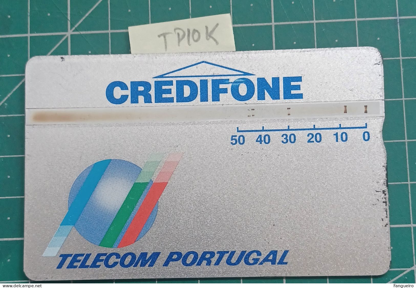 PORTUGAL PHONECARD USED TP10K PRATA - Portogallo