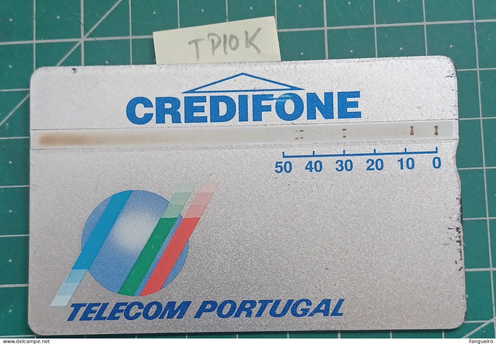 PORTUGAL PHONECARD USED TP10K PRATA - Portugal