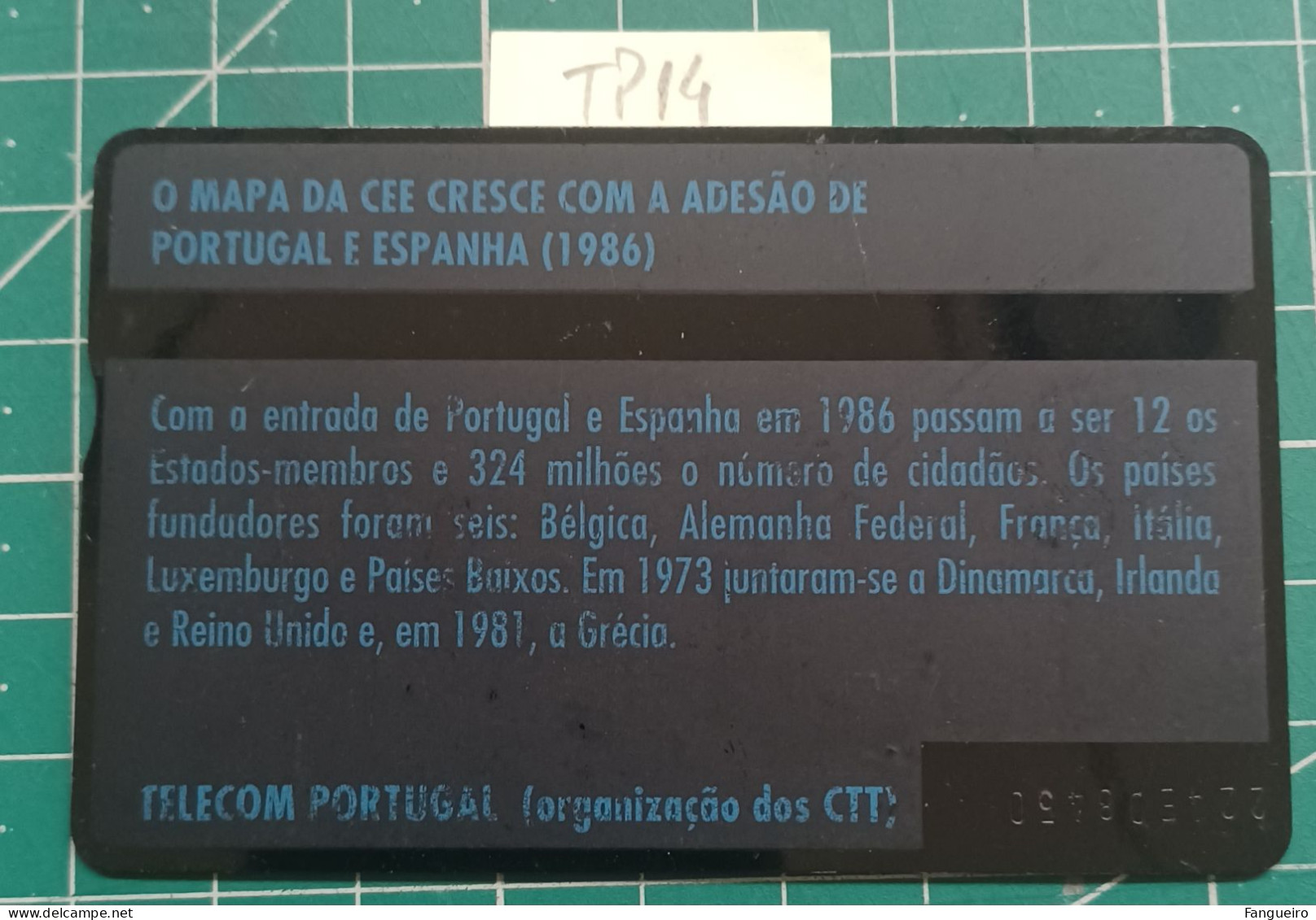 PORTUGAL PHONECARD USED TP14 CEE PRESIDÊNCIA - Portugal