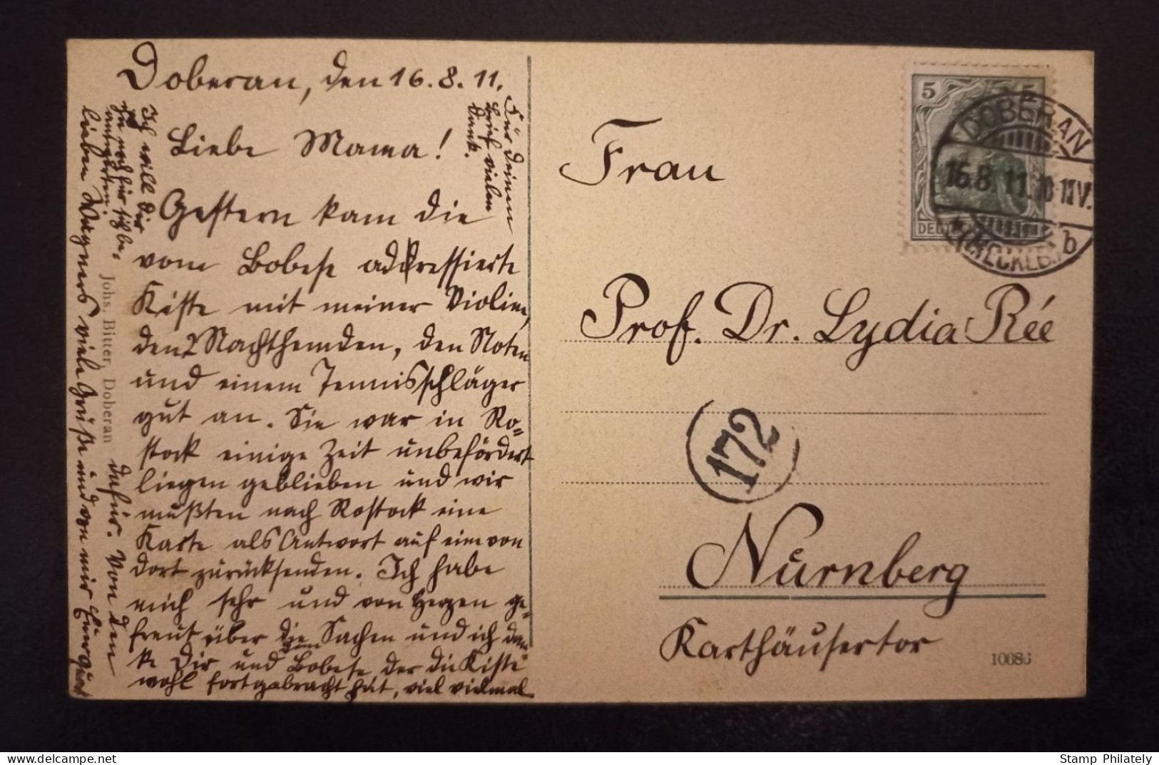 Germany Doberan Used Postcard With Stamp - Bad Doberan