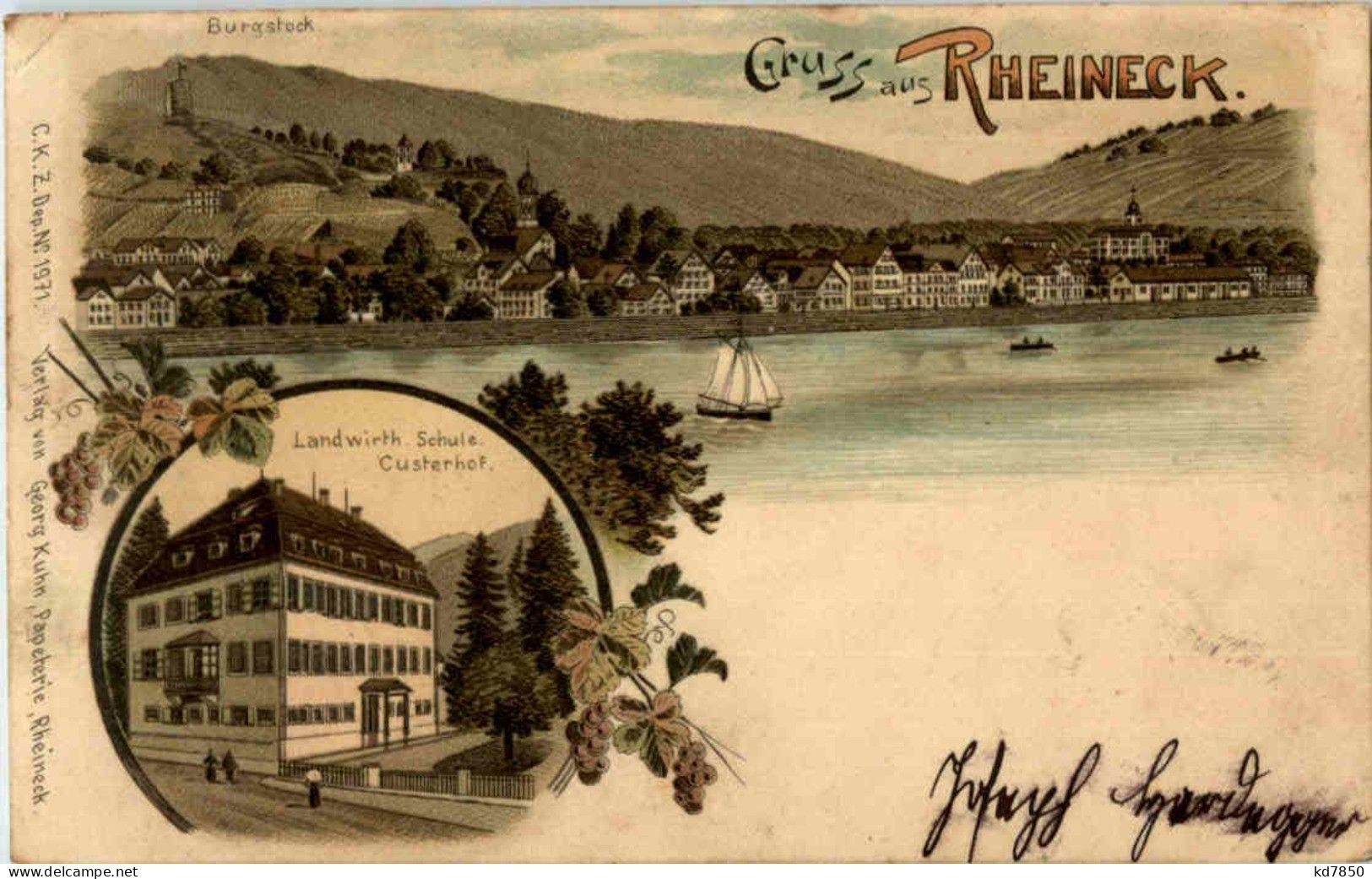 Rheineck - Litho - Rheineck