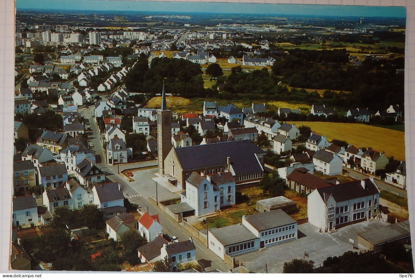 56 Morbihan CPM Lanester Près Lorient L'église Du Plessix - Lanester