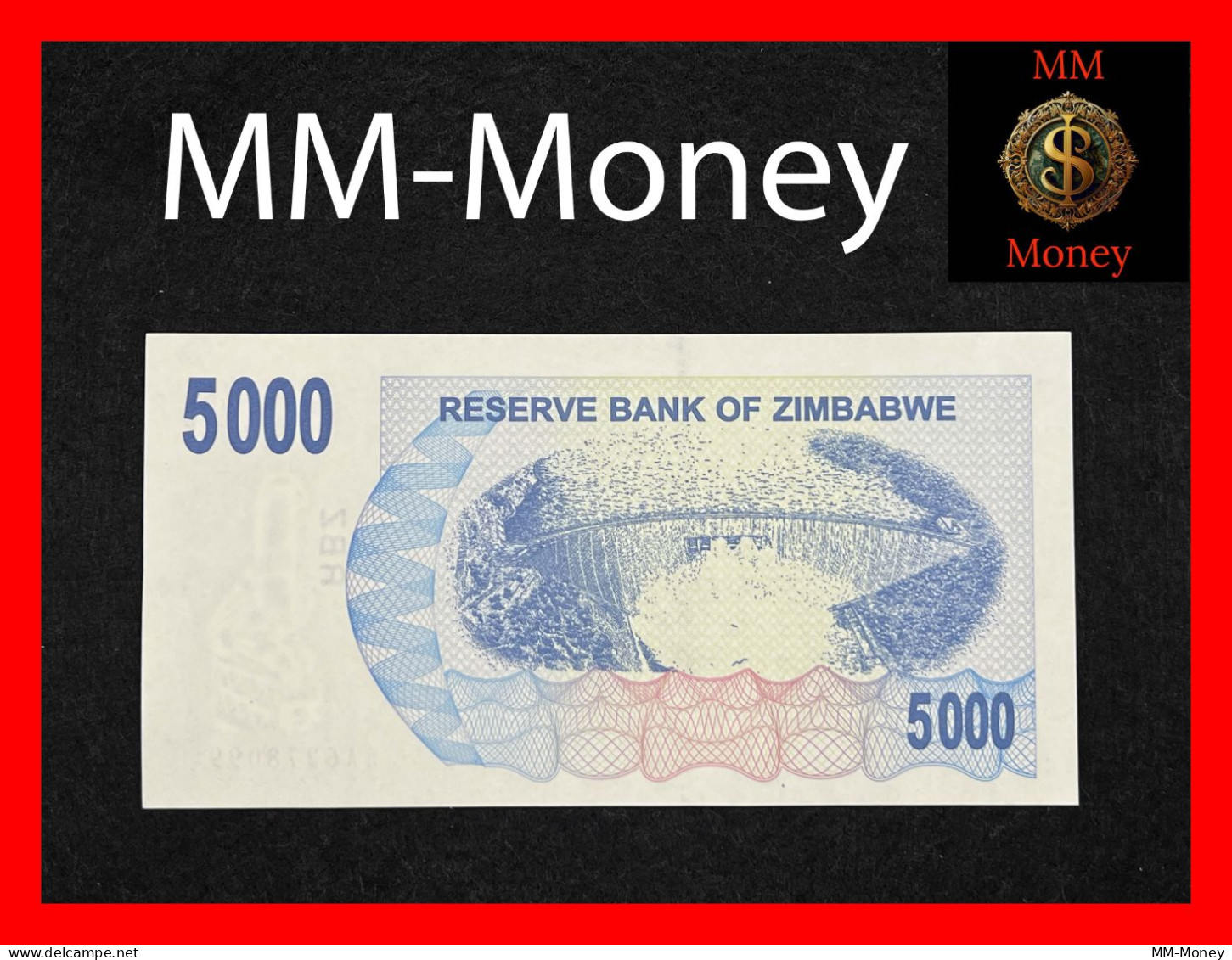 ZIMBABWE 5.000   5000 $  1.2.2007  P. 45    UNC - Simbabwe