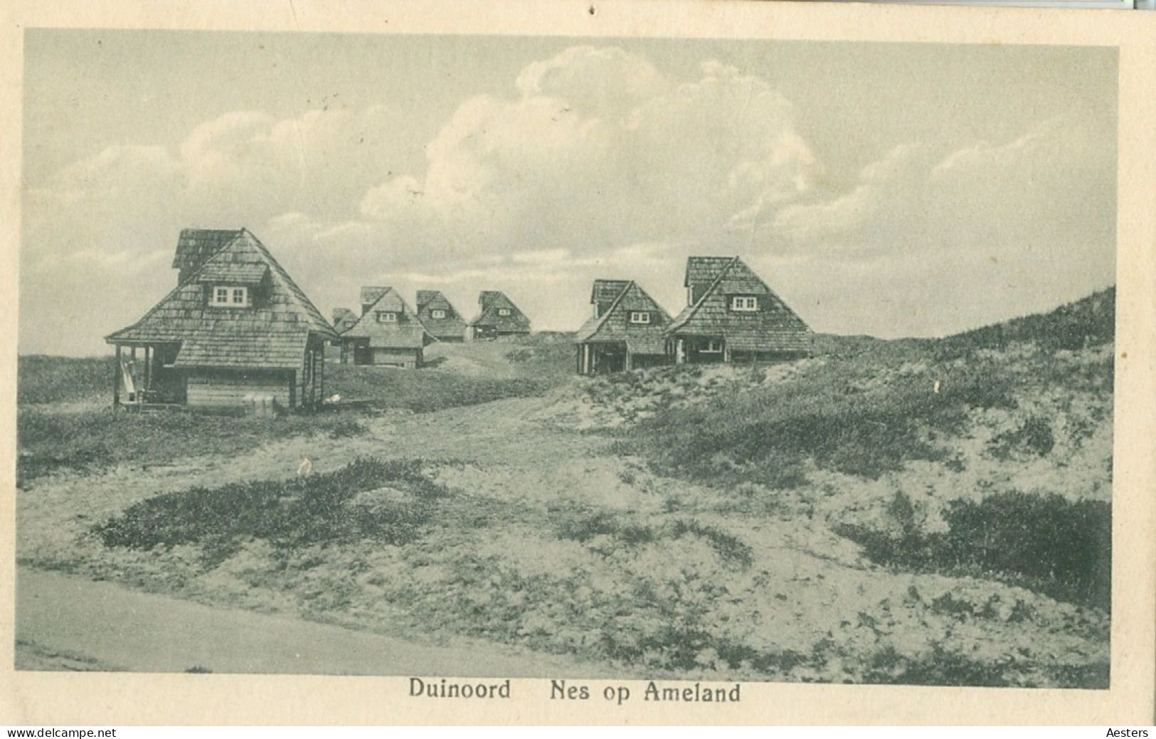 Ameland; Nes - Duinoord (zomerhuizen) - Gelopen. (G. J. Scheltema) - Ameland
