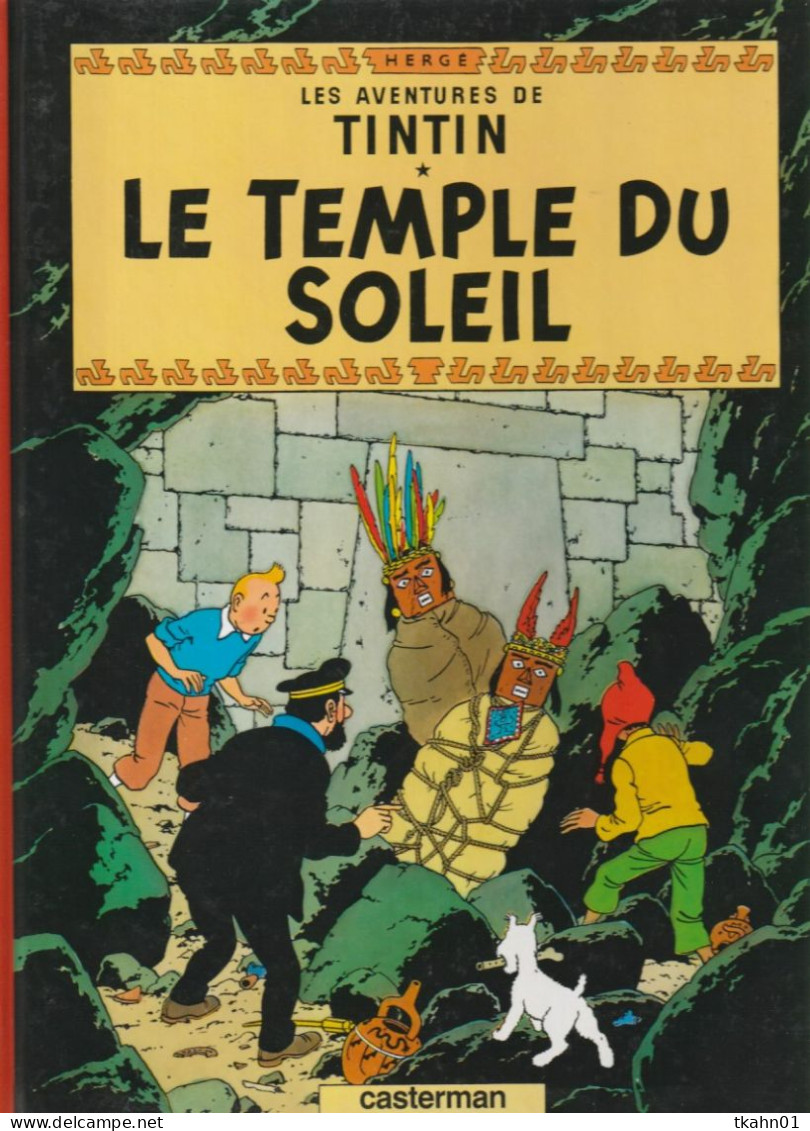 TINTIN " TINTIN LE TEMPLE DU SOLEIL " CASTERMAN - Tintin