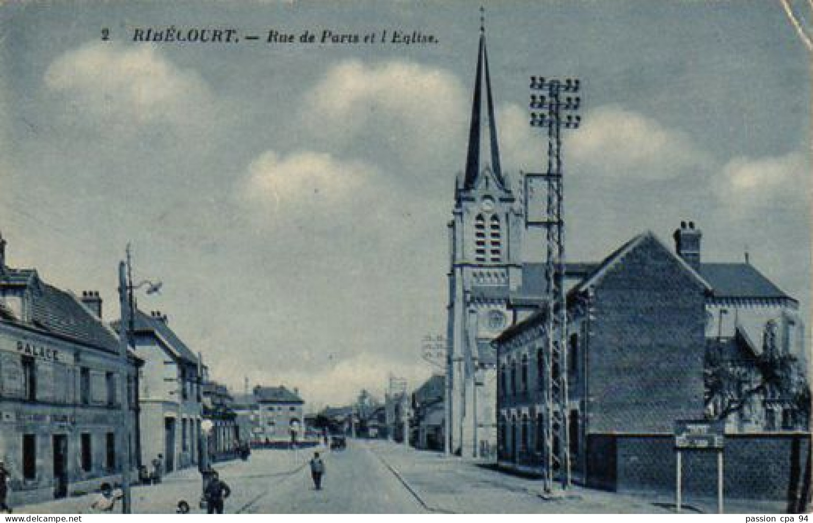 S06-048 Ribécourt - Rue De Paris Et L'Eglise - Ribecourt Dreslincourt